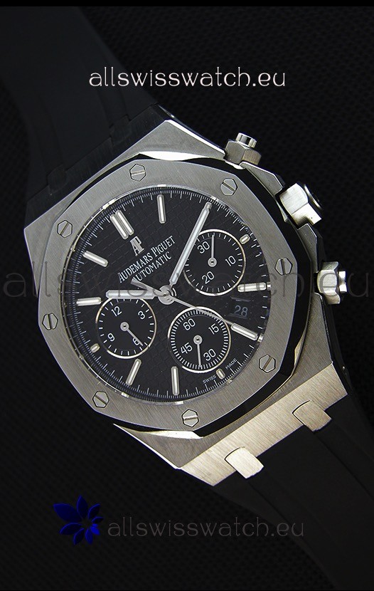 Audemars Piguet Royal Oak Chronograph Black Dial - 1:1 Mirror Replica Watch 