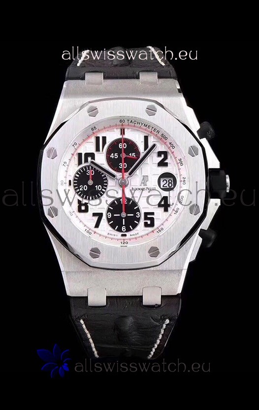Audemars Piguet Royal Oak Offshore Chronograph Panda - 1:1 Mirror Ultimate Edition - Updated Version with 3126 Movement
