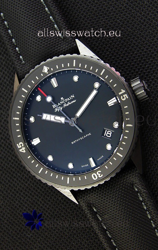 Blancpain Fifty Fathoms BATHYSCAPHE Edition Swiss Replica 1:1 Swiss Watch 
