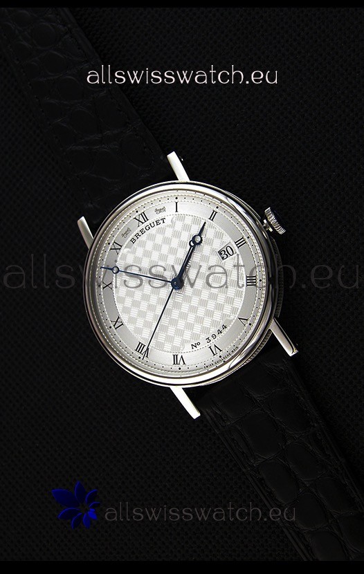 Breguet Classique 5177BB/12/9V6 Stainless Steel Watch with Roman Hour Markers