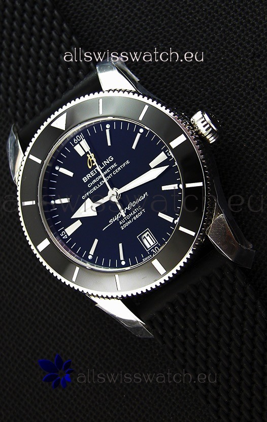 Breitling SuperOcean Heritage II B20 42MM Black Dial Swiss Replica Watch - 1:1 Mirror Edition