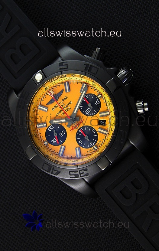 Breitling Chronomat B01 Blacksteel Swiss Replica Watch 1:1 Mirror Ultimate Replica