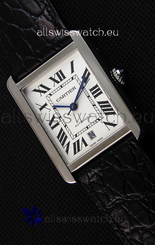 Cartier Tank Solo Swiss Automatic Watch in Steel Strap 31MM Wide 