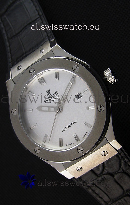 Hublot Classic Fusion Titanium Opalin Swiss Replica Watch - 1:1 Mirror Replica