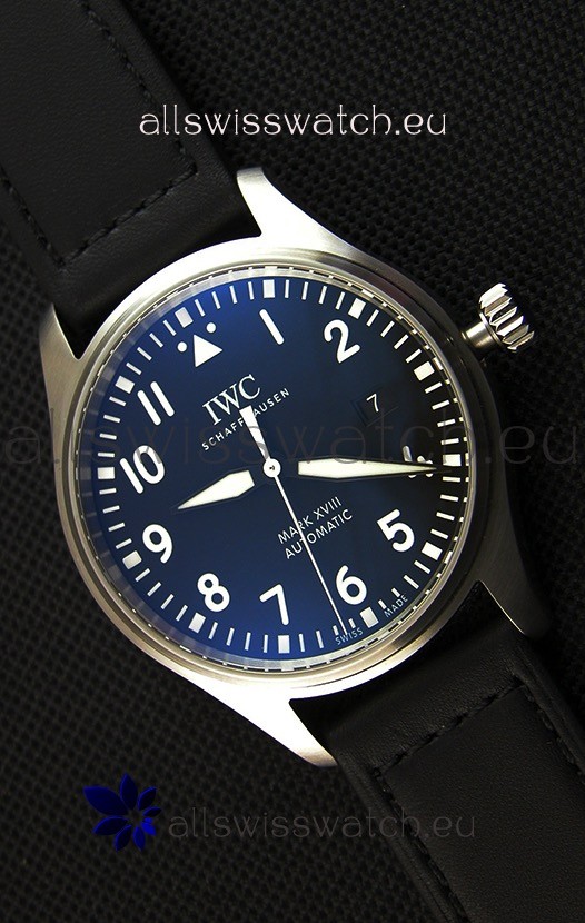 IWC Pilot's MARK XVIII IW327009 Black Dial Swiss Replica Watch 1:1 Mirror Edition