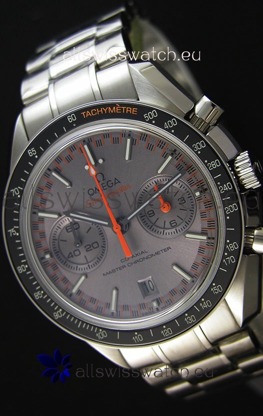 Omega Speedmaster Racing Co-Axial Master Chronograph Swiss Replica Watch Grey Dial
