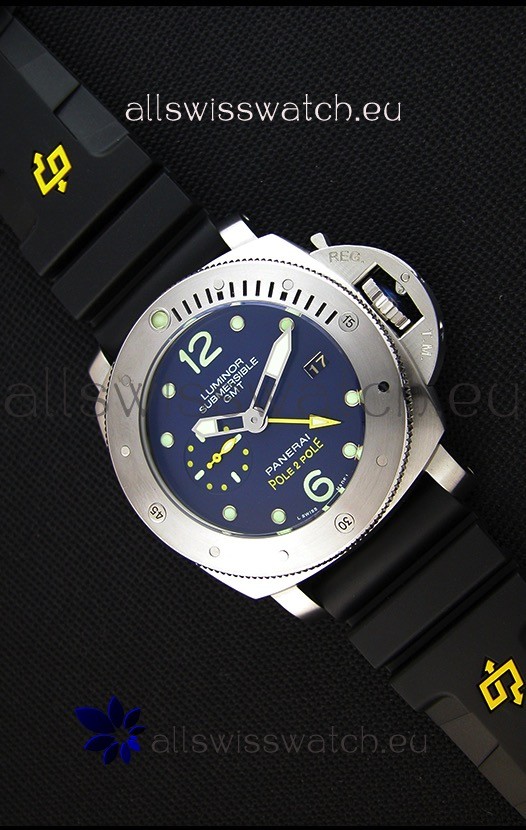 Panerai Luminor Submersible PAM00719 1950 3 Days GMT Pole2Pole Japanese Replica Watch 