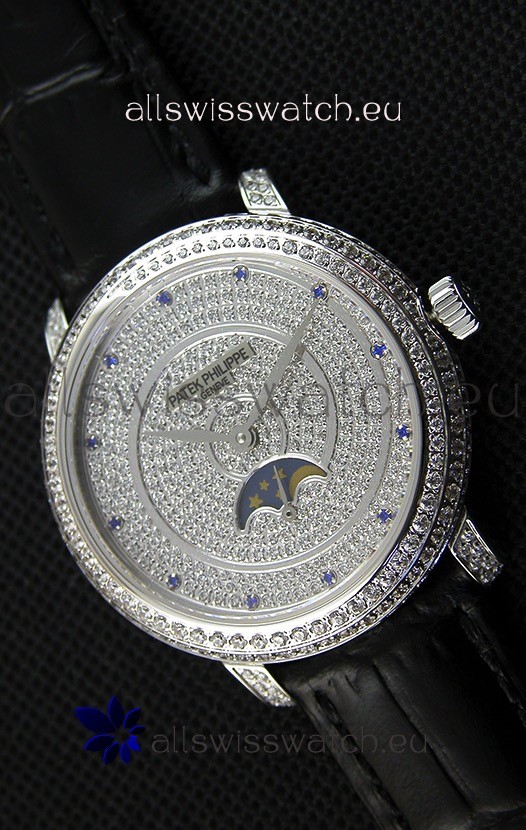 Patek Philippe Complications 4968/G Swiss Replica Steel Case Watch 