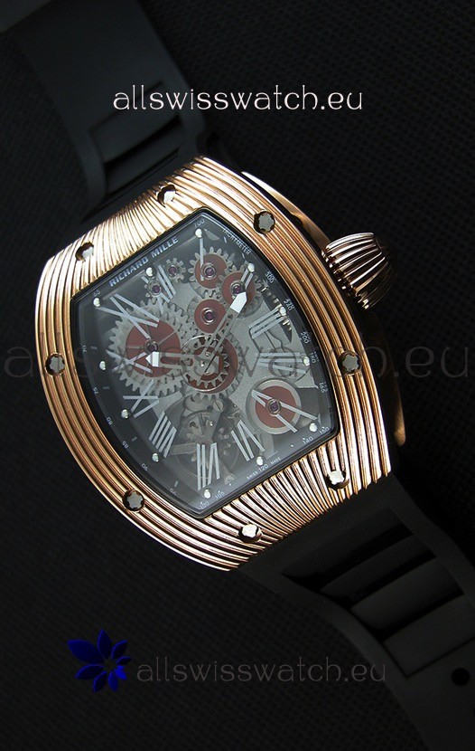 Richard Mille RM 018 Tourbillon Hommage A Boucheron Swiss Watch Rose Gold Case