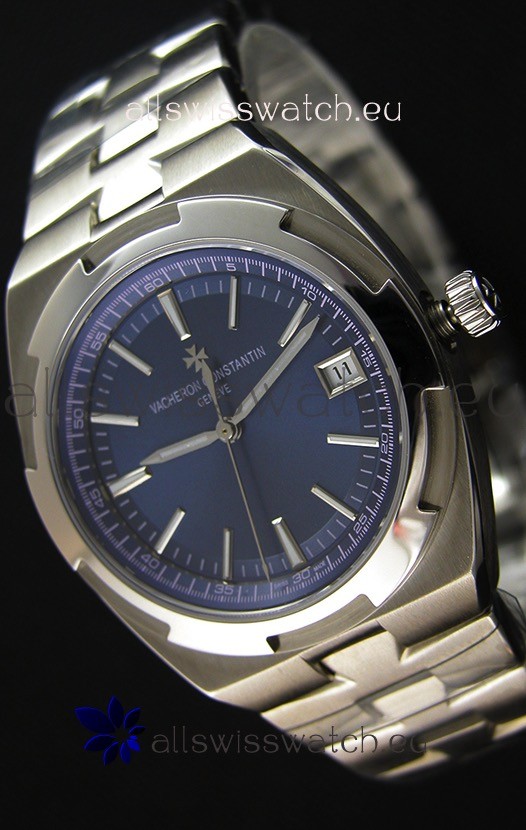 Vacheron Constantin Overseas Blue Dial Swiss Replica 1:1 Mirror Watch 