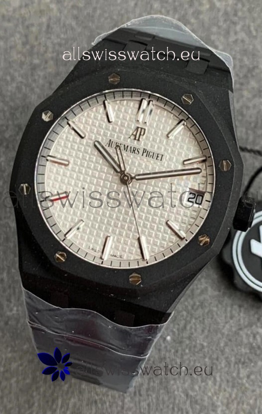 Audemars Piguet Royal Oak 15500 PVD Coated Swiss Replica Watch 3120 Swiss Movement - White Dial