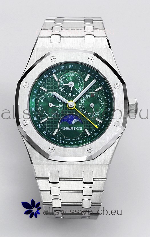 Audemars Piguet Royal Oak Perpetual Calendar Swiss Replica 904L Steel - Green Dial 