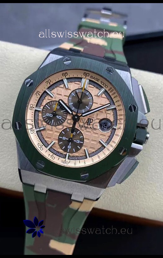 Audemars Piguet Royal Oak Offshore CAMO 44MM Chronograph 1:1 Mirror Replica Watch - 904L Steel