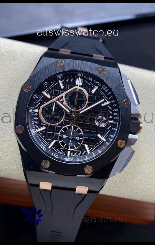 Audemars Piguet Royal Oak Offshore 44MM Chronograph 1:1 Mirror Replica Watch - DLC Coating