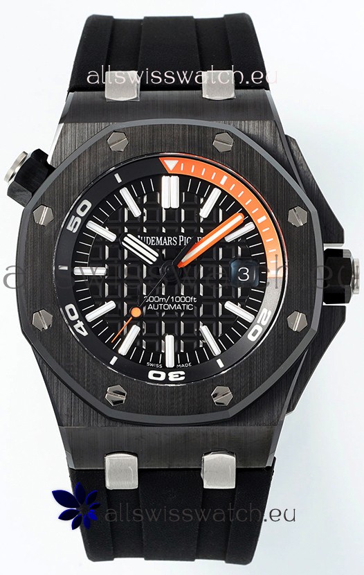 Audemars Piguet Royal Oak Offshore Ceramic 1:1 Ultimate Swiss Replica Watch Black Dial Cal.3102 Movement
