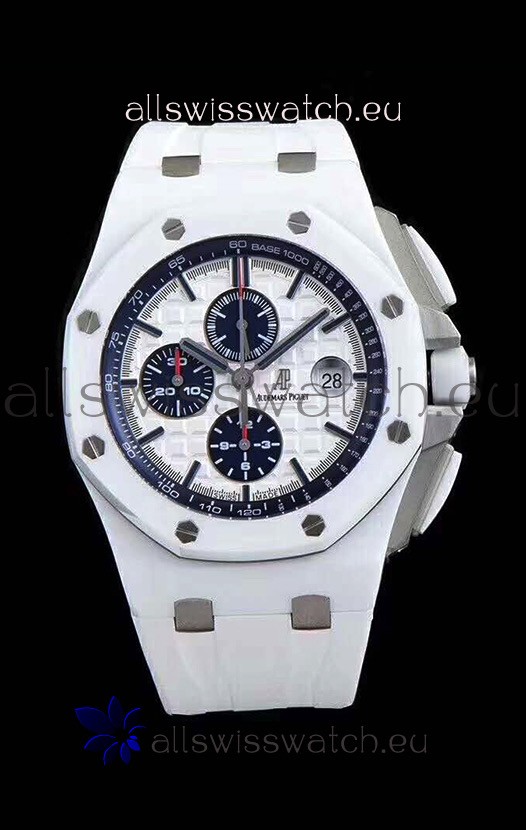 Audemars Piguet Royal Oak Offshore White Ceramic - Ultimate 1:1 3126 Movement