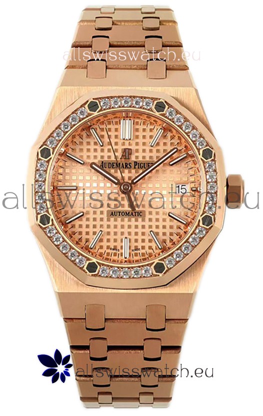 Audemars Piguet Royal Oak 37MM Frosted Casing Watch in 3120 Movement - 1:1 Mirror Replica