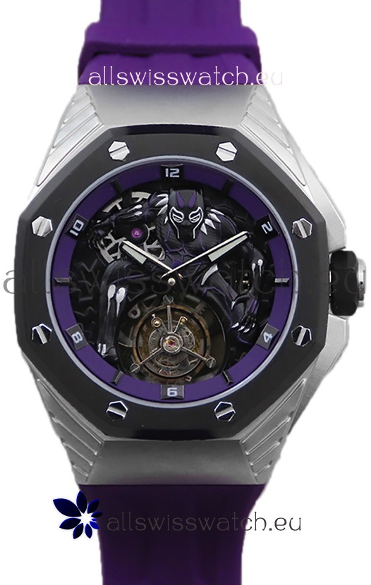Audemars Piguer Royal Oak Flying Tourbillon Titanium "Black Panther" 1:1 Swiss Replica Watch 
