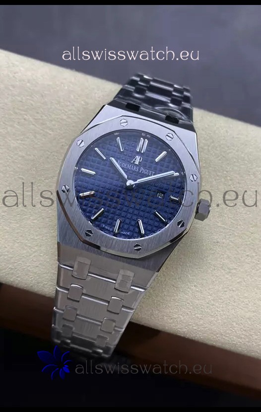Audemars Piguet Royal Oak 33MM 904L Steel Blue Dial 1:1 Mirror Replica Watch
