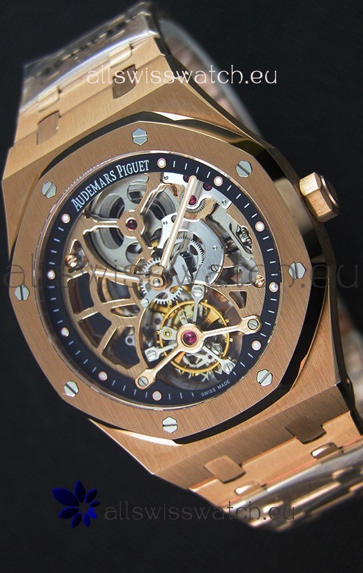 Audemars Piguet Royal Oak Tourbillon Extra-Thin Openworked Rose Gold Watch
