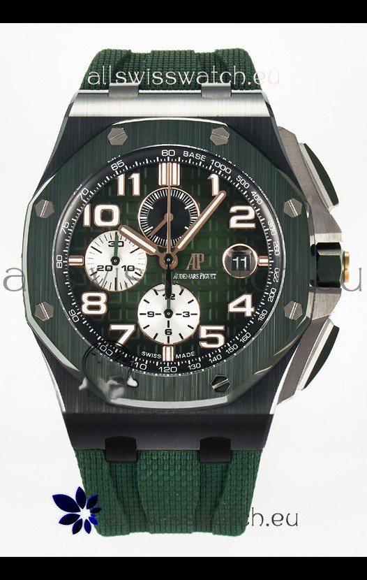 Audemars Piguet Royal Oak Offshore Super Clone Edition Green Ceramic Watch 
