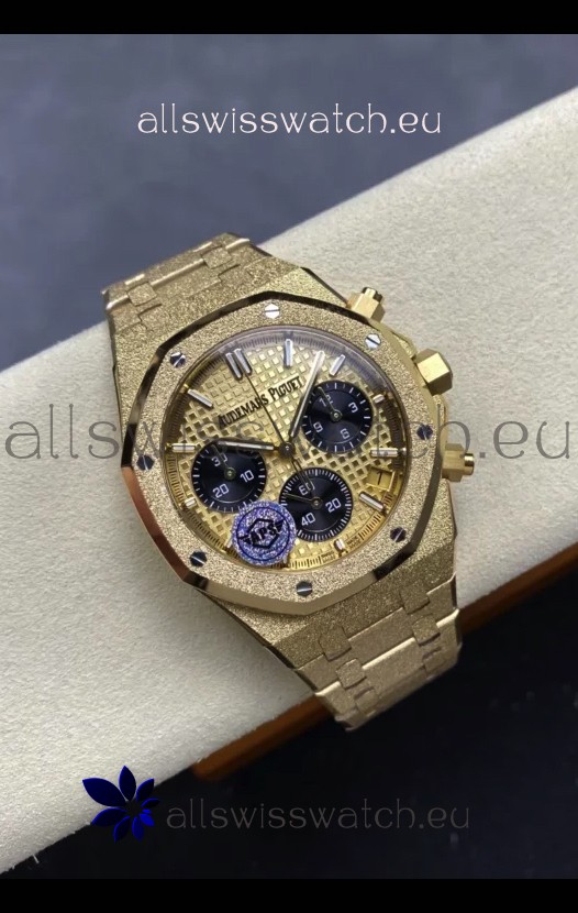 Audemars Piguet Royal Oak 26240 Frosted Yellow Gold 1:1 Mirror Swiss Replica