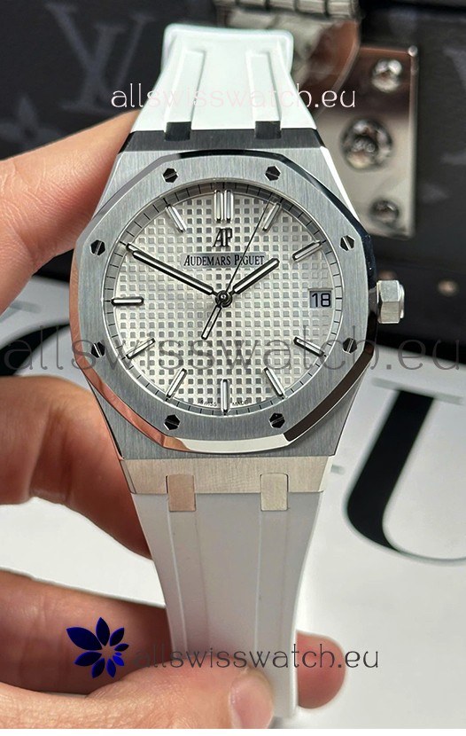 Audemars Piguet Royal Oak Super Clone 15500 41MM White Dial Steel Casing 41MM 