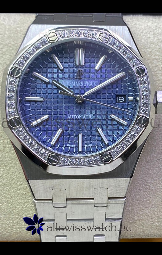 Audemars Piguet Royal Oak 37MM Blue Dial Watch in 3120 Movement - 1:1 Mirror Replica