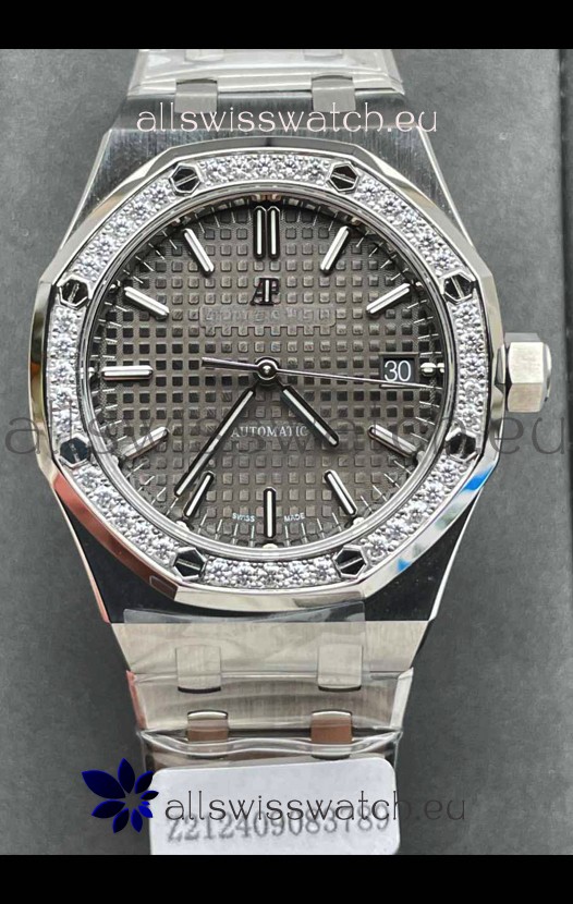 Audemars Piguet Royal Oak 37MM Grey Dial Watch in 3120 Movement - 1:1 Mirror Replica