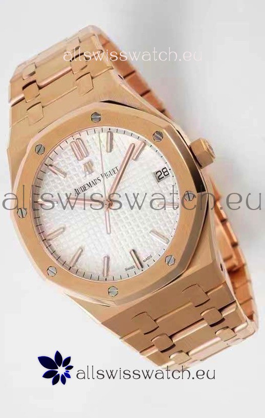 Audemars Piguet Royal Oak 42MM Watch 904L Steel Rose Gold - Ultimate 1:1 3120 Movement