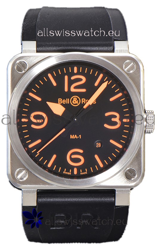 Bell and Ross BR03-92 MA-01 Orange Indicators Edition Swiss Replica Watch