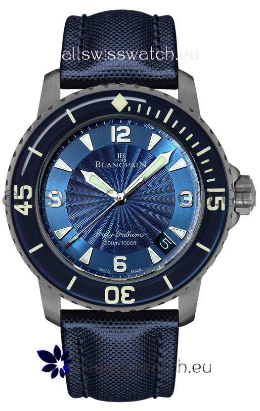Blancpain Fifty Fathoms Automatique Titanium Edition Swiss Replica Watch in 1:1 Mirror Quality