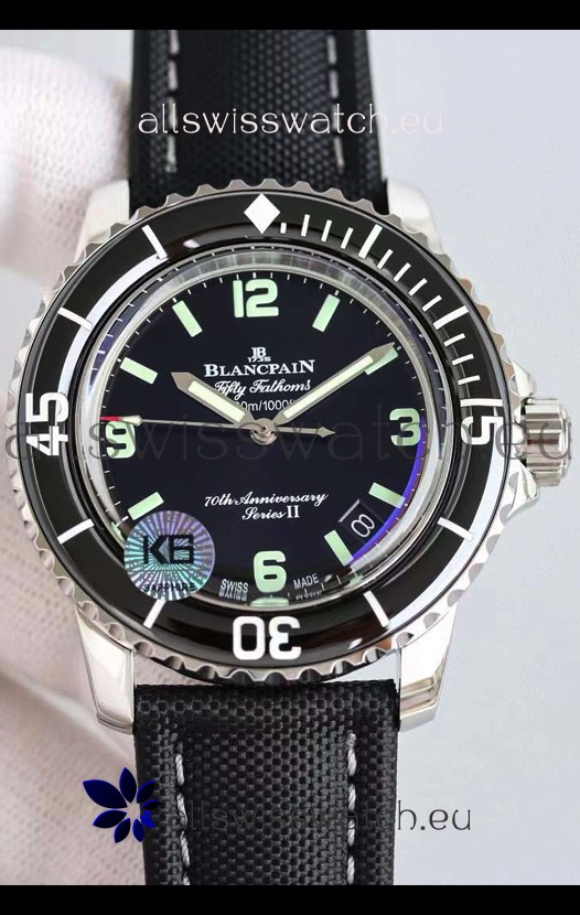 Blancpain Fifty Fathoms 70th Anniversary ACT 1 Series II 1:1 Swiss Replica Watch 