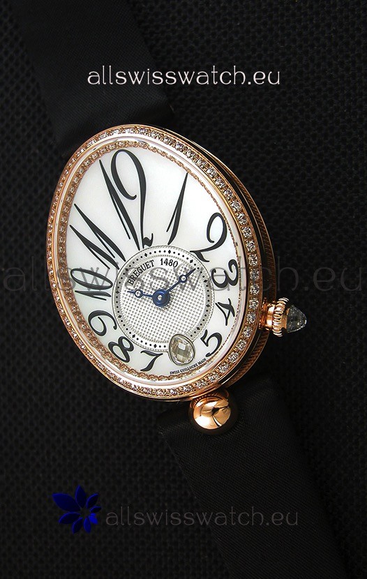 Breguet Reine De Naples Ladies Swiss 1:1 Rose Gold Replica Watch