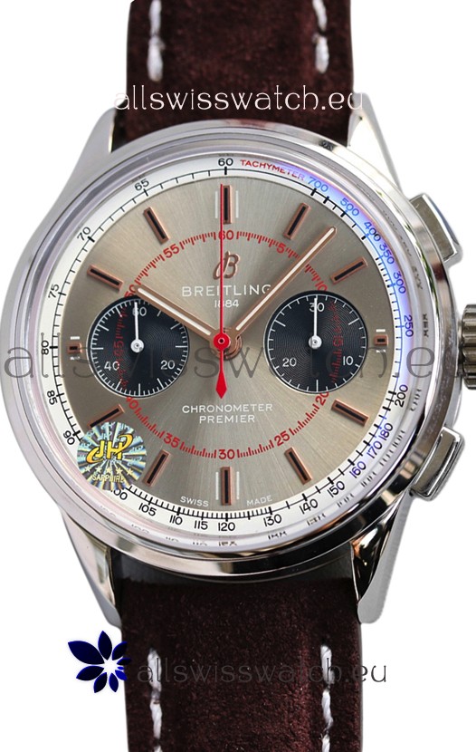 Breitling Premier B01 Chronograph 42 Edition Steel Casing Steel Dial - 1:1 Mirror Replica Watch