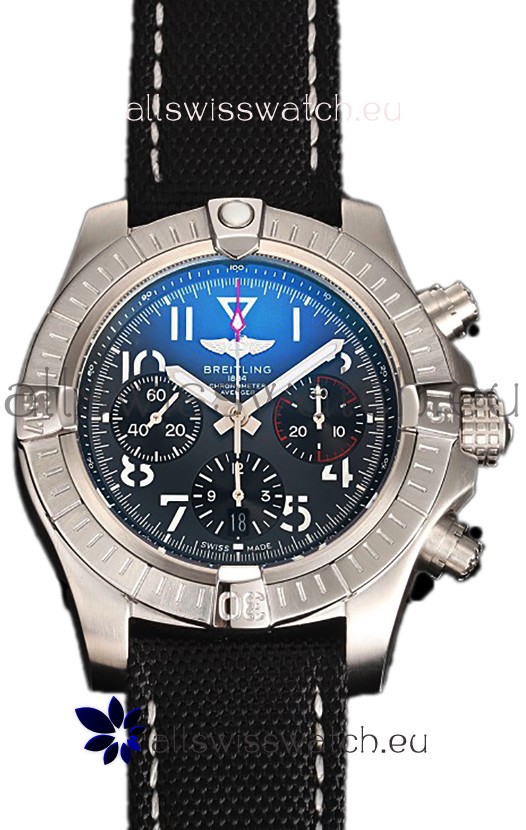Breitling Avenger Chronograph 45 Black Dial 1:1 Mirror Swiss Replica Watch 