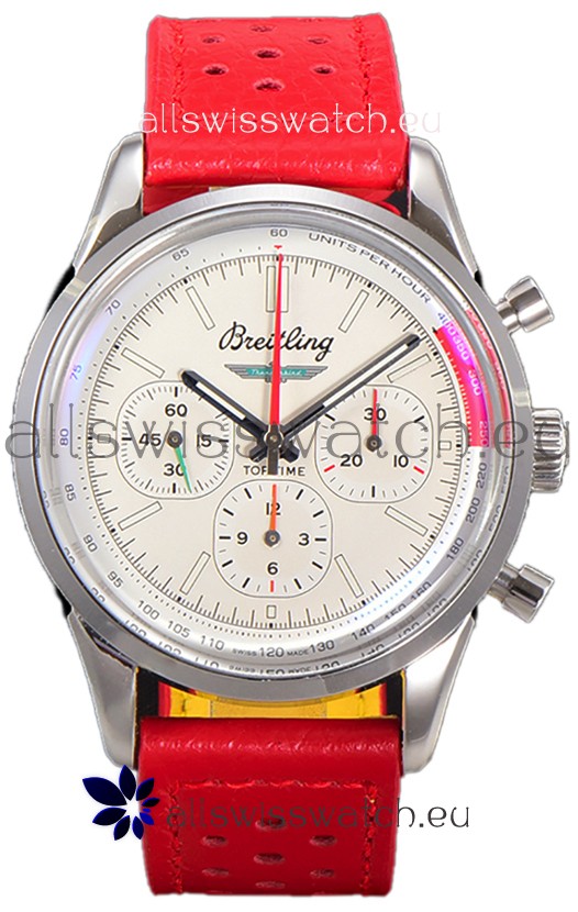 Breitling Top Time B01 Ford Thunderbird Leather Strap 1:1 Mirror Swiss Replica Watch 