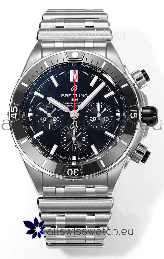 Breitling Chronomat B01 42 Edition Swiss 904L Steel Casing Black Dial 1:1 Mirror Replica Watch