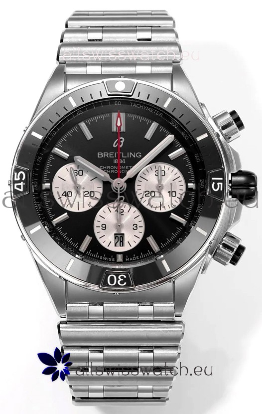Breitling Chronomat B01 42 Edition Swiss 904L Steel Casing Black Dial 1:1 Mirror Replica Watch