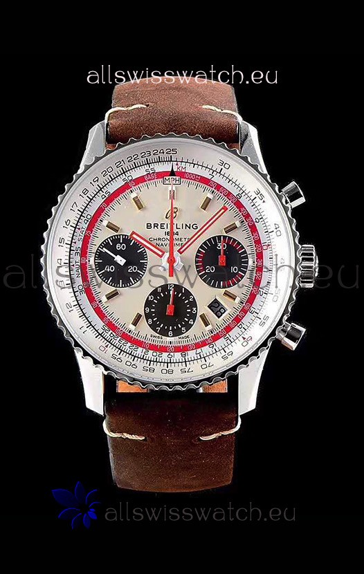 Breitling Navitimer 1 B01 Chronograph TWA Edition 43MM - 904L 1:1 Mirror Replica Watch 