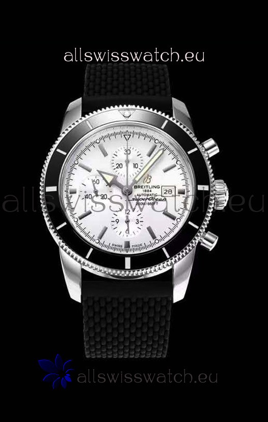 Breitling SuperOcean Heritage II 44MM White Dial Swiss Replica Watch 