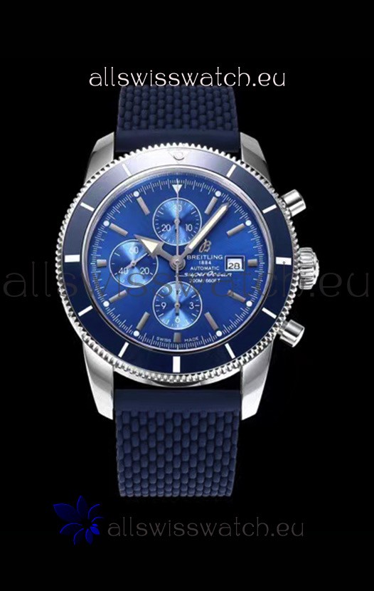 Breitling SuperOcean Heritage II 44MM Blue Dial Swiss Replica Watch 