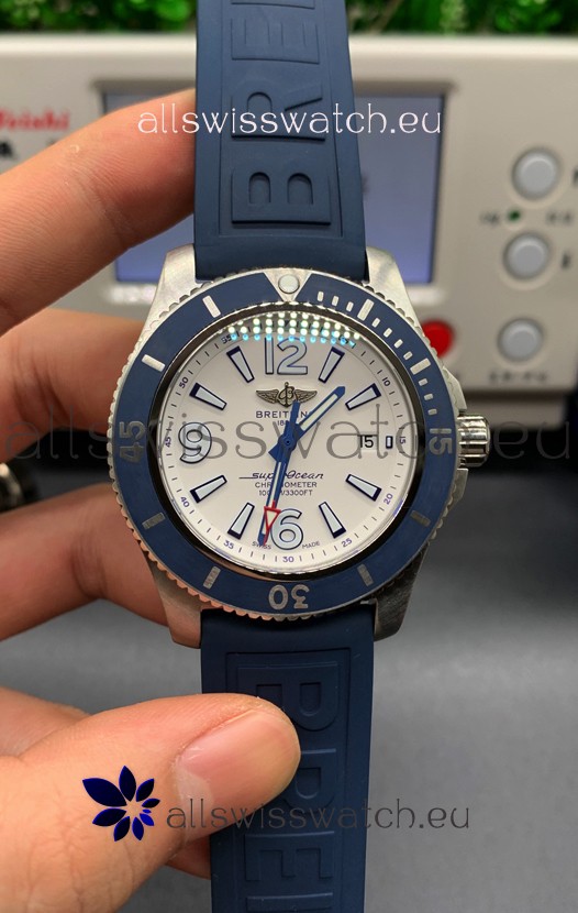 Breitling Superocean Automatic 44 Steel - Blue Dial 1:1 Mirror Replica