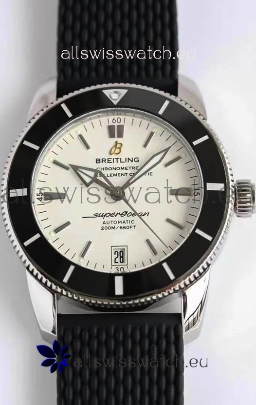 Breitling SuperOcean Heritage II B20 42MM White Dial Swiss Replica Watch - 1:1 Mirror Edition