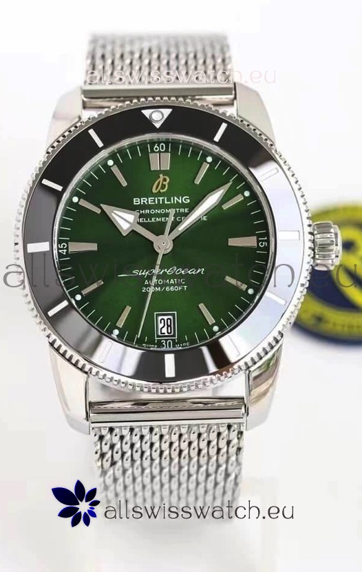 Breitling SuperOcean Heritage II B20 44MM Green Dial 1:1 Mirror Replica Watch 