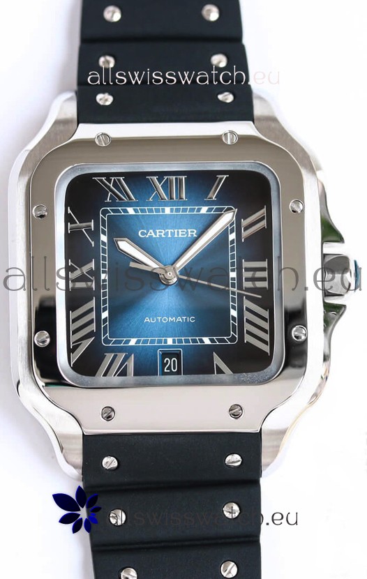 Santos De Cartier Stainless Steel Casing 1:1 Mirror Swiss Replica Watch 40MM
