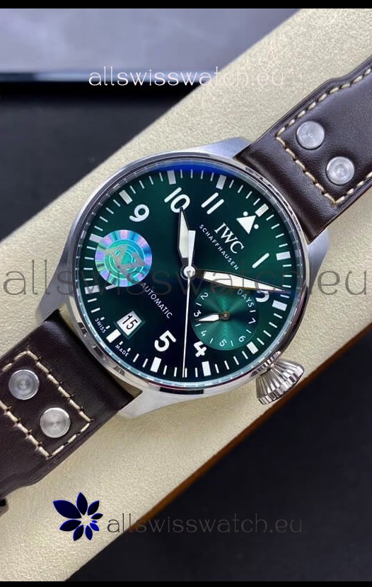 IWC Big Pilot IW501015 - Functional Power Reserve Green Dial 1:1 Mirror Watch