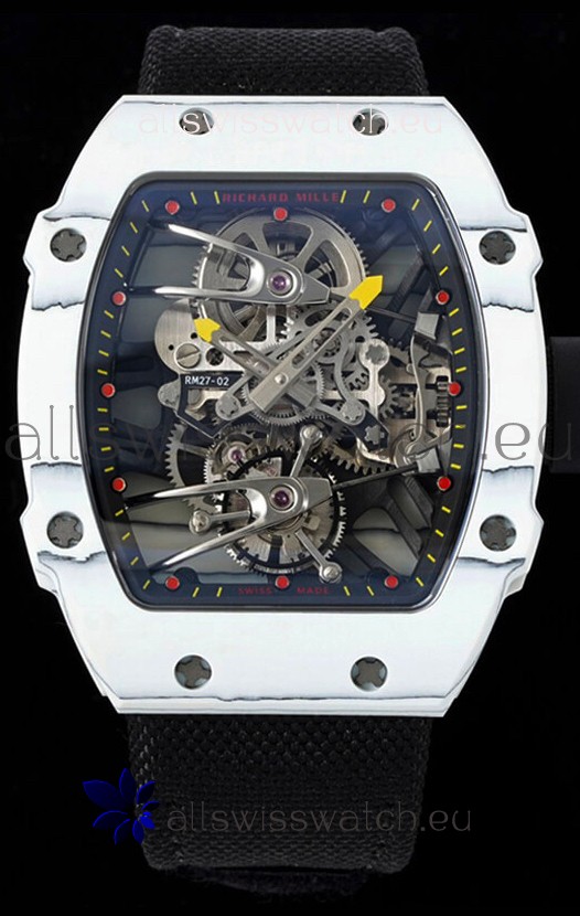 Richard Mille RM027-02 Rafael Nadal Genuine Tourbillon Movement 1:1 Mirror Replica Watch