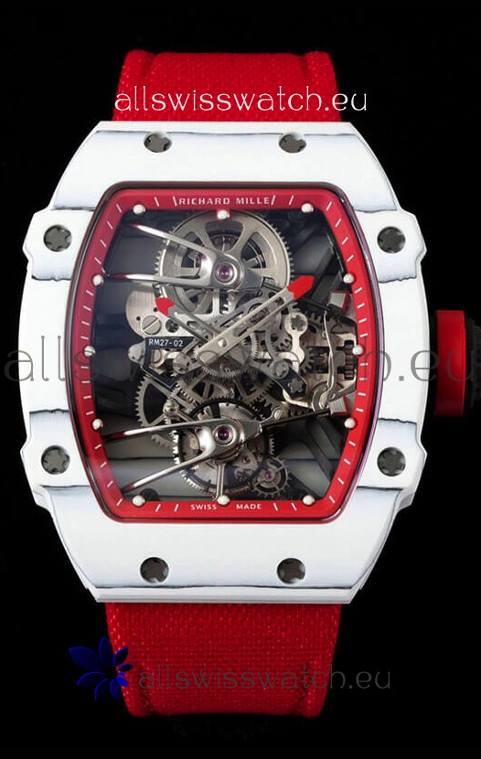 Richard Mille RM027-02 Rafael Nadal Genuine Tourbillon Movement 1:1 Mirror Replica Watch