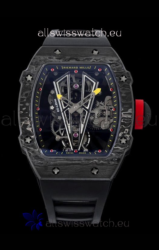 Richard Mille RM27-03 Rafael Nadal Genuine Tourbillon Movement 1:1 Mirror Replica Watch
